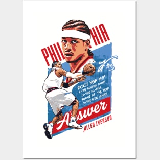 Allen Iverson The Answer tee t-shirt Posters and Art